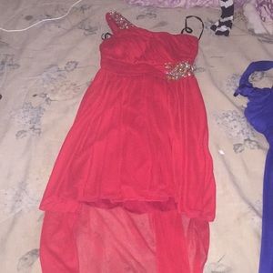 red semi-formal/prom dress